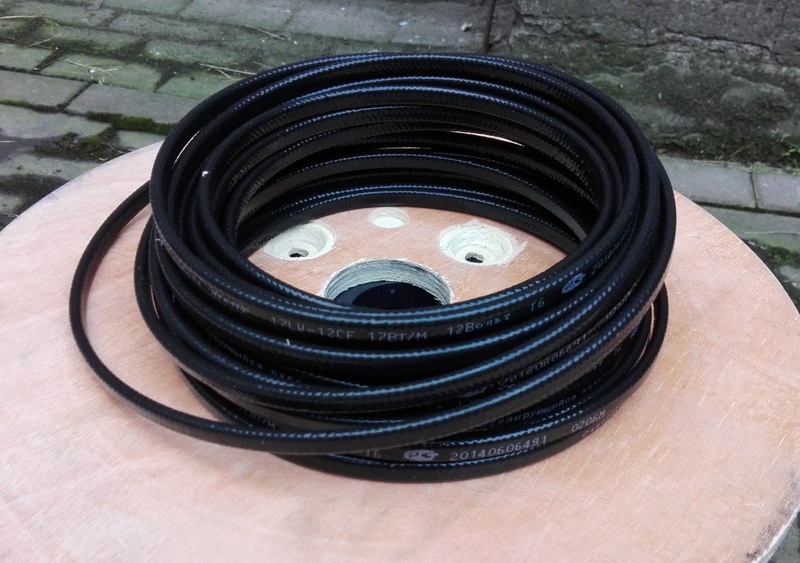 Греющий кабель HeatUp 17LW-12 CF, 12 Вольт